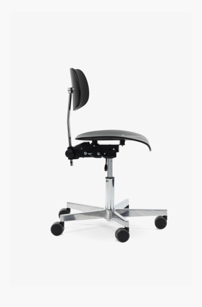 W+S Bürostuhl S 197 R20 poliert/verchromt